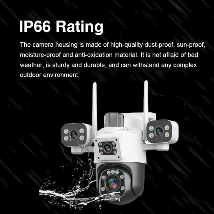 Four Lens AOV 4G LTE Solar PTZ Security Camera - Image 2